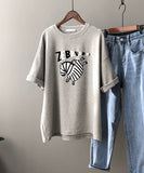 プリント ｔシャツ レディース ゆったり